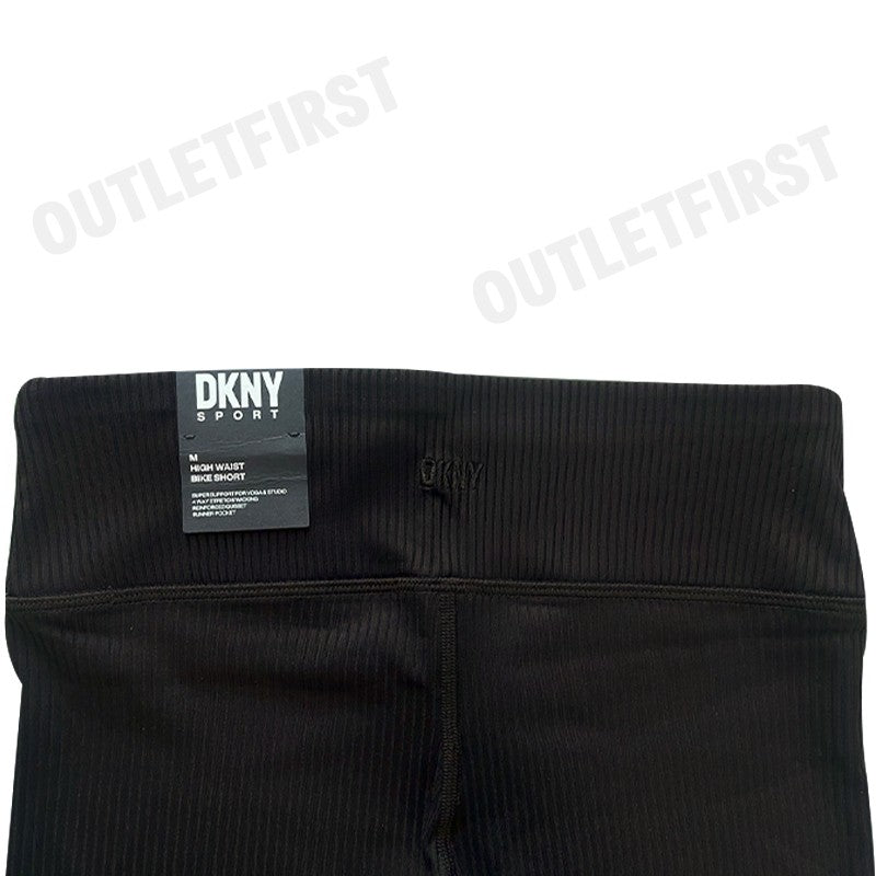 DKNY SPORT รุ่น HIGH WAIST BIKE SHORT CODE: DP4S5172 BLK กางเกงออกกำลังกาย กางเกงขาสั้น กางเกงผู้หญิง
