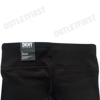DKNY SPORT รุ่น HIGH WAIST BIKE SHORT CODE: DP4S5172 BLK กางเกงออกกำลังกาย กางเกงขาสั้น กางเกงผู้หญิง