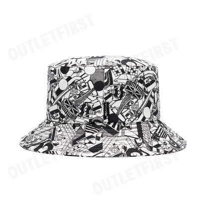 PAUL SMITH รุ่น MEN'S INDUSTRIAL BUCKET HAT CODE: M2A-921DT-M783 หมวกบัคเก็ต หมวกแฟชั่น หมวกลายกราฟิก