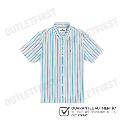 JOHN HENRY รุ่น MEN'S SHORT SLEEVES SLIM FIT SHIRTS (WHITE) CODE: JH S424MSSSM53 เสื้อเชิ้ตแขนสั้น เสื้อเชิ้ตผู้ชาย