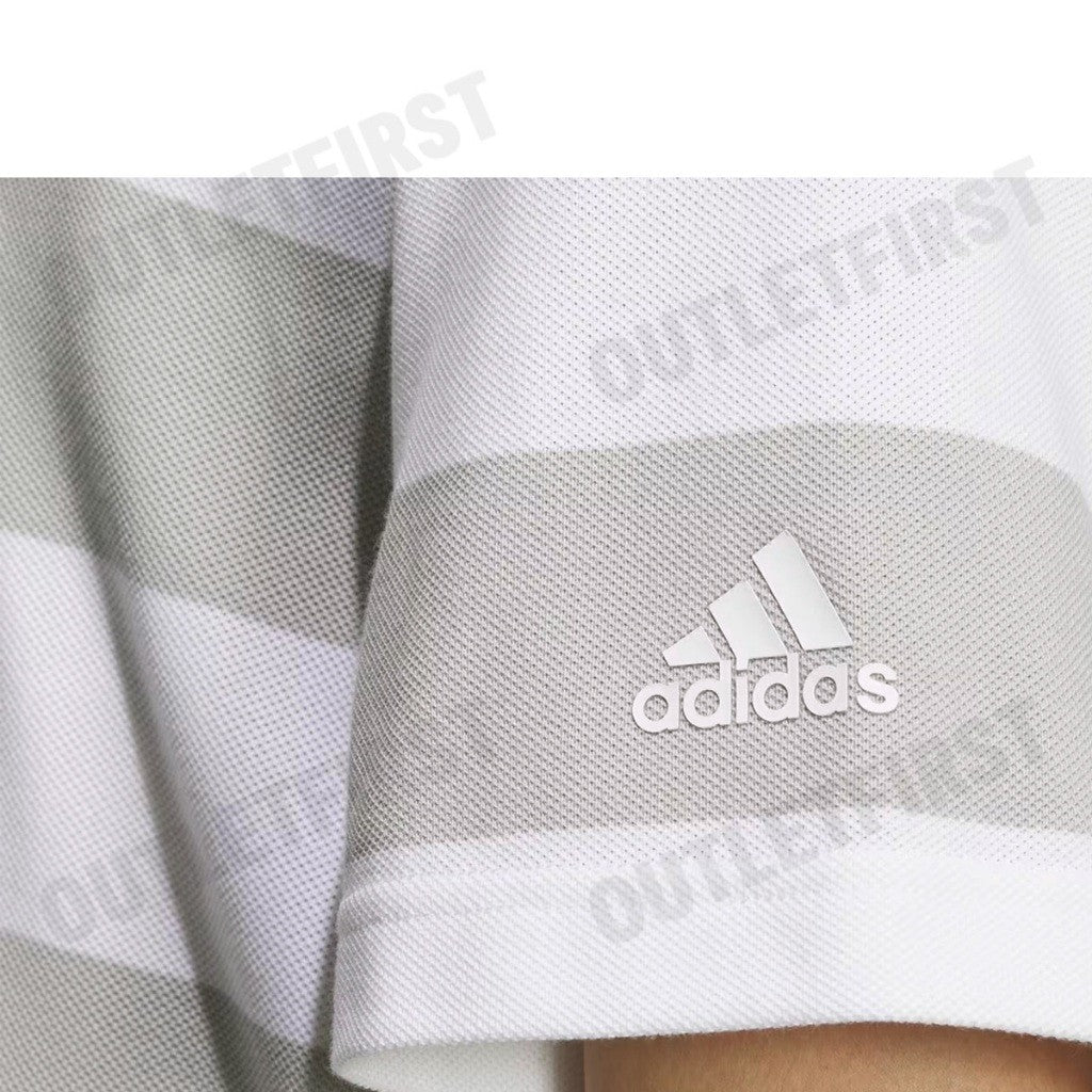 ADIDAS รุ่น PIQUE STRIPE POLO SHIRT CODE: JI9059 เสื้อโปโล เสื้อโปโลแขนสั้น เสื้อโปโลผู้ชาย