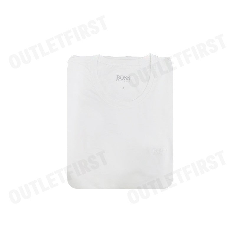 HUGO BOSS รุ่น MEN T-SHIRT WHITE 2PCS CODE: 50239769 100 เสื้อยืดคอกลม เสื้อยืดแขนสั้น เสื้อยืดสีขาว