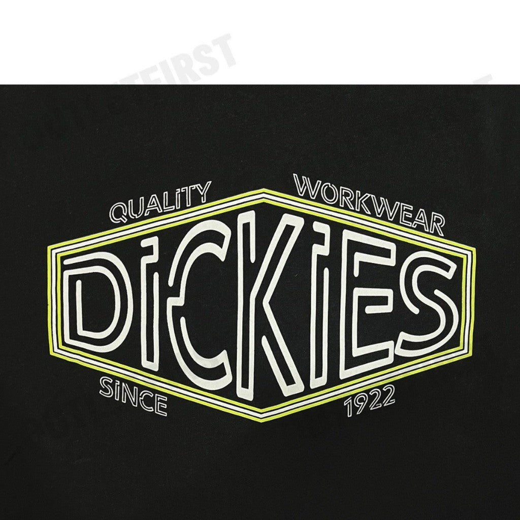 DICKIES รุ่น JERSEY GRAPHIC LOGO PRINT SS TEE CODE: DK007359CC21 เสื้อยืดคอกลม เสื้อยืดแขนสั้น เสื้อยืดสีดำ