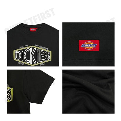 DICKIES รุ่น JERSEY GRAPHIC LOGO PRINT SS TEE CODE: DK007359CC21 เสื้อยืดคอกลม เสื้อยืดแขนสั้น เสื้อยืดสีดำ