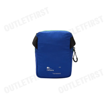 LACOSTE รุ่น  UNISEX BRANDED BAND NYLON FLAT CROSSOVER BAG CODE: NU3797UH J77 กระเป๋า กระเป๋าสะพายข้าง กระเป๋าแฟชั่น
