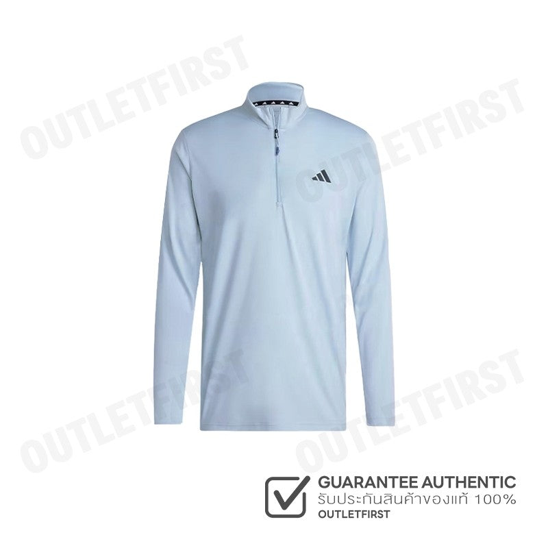 ADIDAS รุ่น  TRAIN ESSENTIALS SEASONAL TRAINING 1/4-ZIP LONG SLEEVE TEE CODE: IJ9620 เสื้อออกกำลังกาย เสื้อสเวตเตอร์