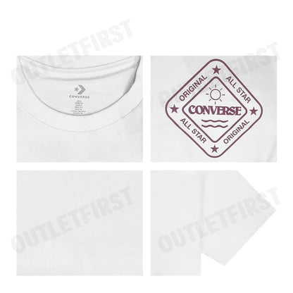 CONVERSE รุ่น CONVERSE WINTER ART GRAPHIC MEN'S T-SHIRT CODE: 10026529 A03 เสื้อยืดคอกลม เสื้อผู้ชาย เสื้อยืด