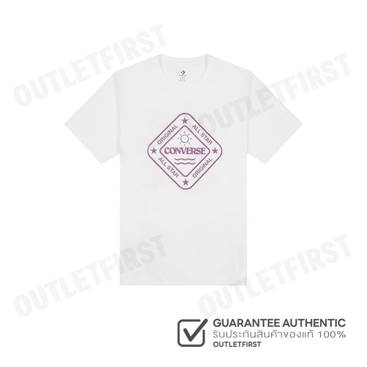 CONVERSE รุ่น CONVERSE WINTER ART GRAPHIC MEN'S T-SHIRT CODE: 10026529 A03 เสื้อยืดคอกลม เสื้อผู้ชาย เสื้อยืด