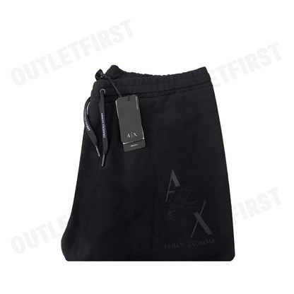 ARMANI EXCHANGE รุ่น  SUSTAINABILITY VALUES ORGANIC COTTON FLEECE JOGGER LOGO SWEATPANTS CODE: 6RZPAL ZJ กางเกงขายาว
