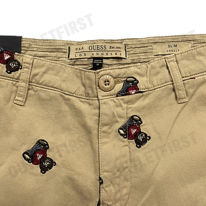 GUESS รุ่น SLIM MID RISE TAILLE SEMI-BASSE CODE: M4RB16WFYRC C1C2 กางเกงยีนส์ กางเกงผู้หญิง กางเกงขายาว