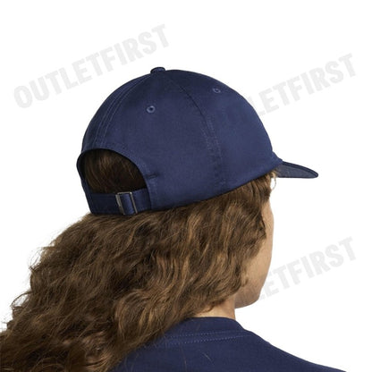 NIKE รุ่น UNSTRUCTURED FLAT-BILL CAP CODE: FN4405 410 หมวกแก็ป หมวกแฟชั่น หมวกเบสบอล