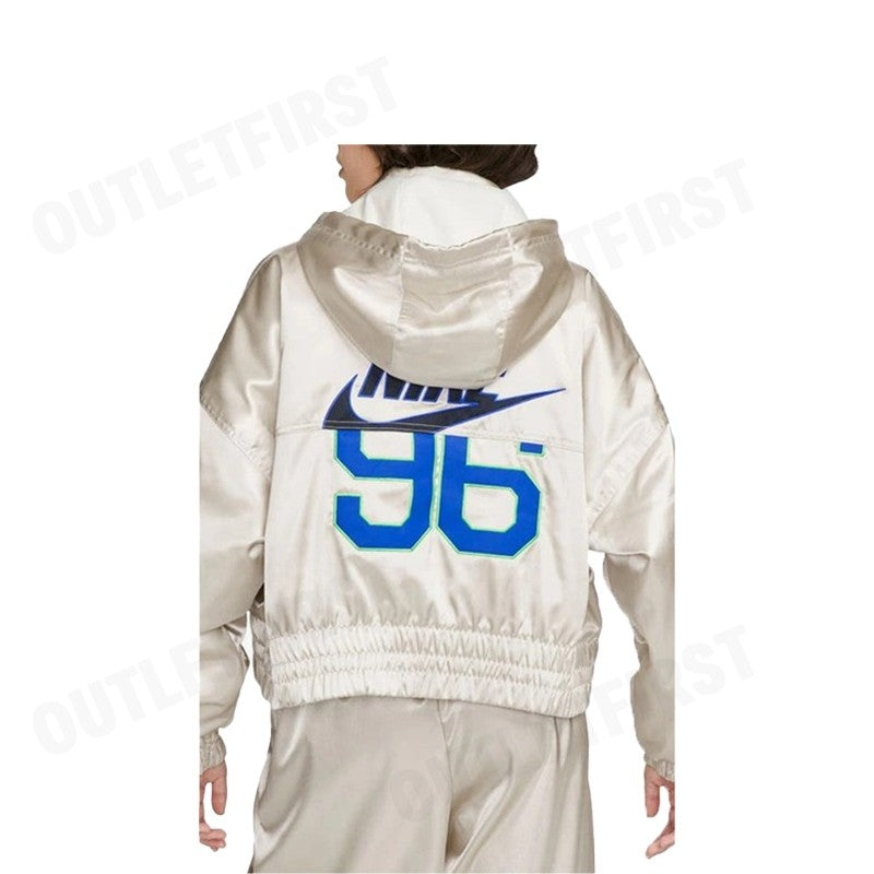 NIKE รุ่น WOMEN'S CIRCA 96 JACKET CODE: DV8083 104 เสื้อโค้ทแจ็คเก็ต เสื้อโค้ท เสื้อแขนยาวมีฮู้ด