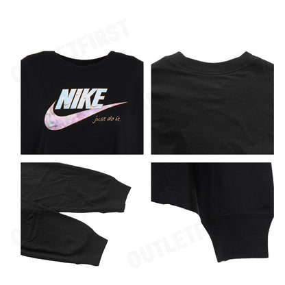 NIKE รุ่น WOMEN NIKE LONG-SLEEVE TEE CODE: DV9946 010 เสื้อยืดแขนยาว เสื้อแขนยาว เสื้อยืดแขนยาวผู้หญิง