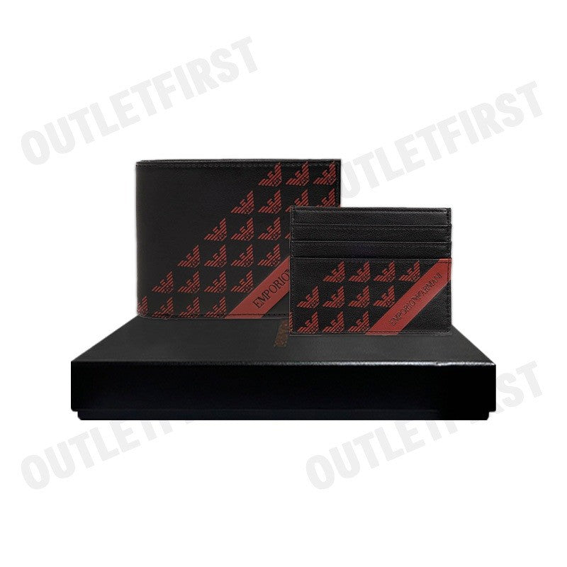 EMPORIO ARMANI รุ่น WALLET CARD HOLDER SET CODE: Y4R378 YQ12V 88058 เซ็ทกระเป๋าสตางค์ กระเป๋าใส่บัตร กระเป๋าสตางค์