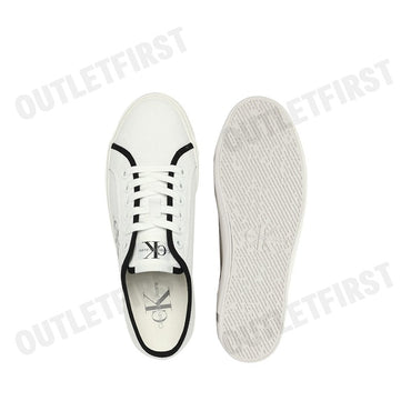 CALVIN KLEIN JEANS รุ่น WOMEN'S CHUNKY CUPSOLE LACE CODE: YW01453 01W รองเท้าผ้าใบ รองเท้าผ้าใบผู้หญิง รองเท้า