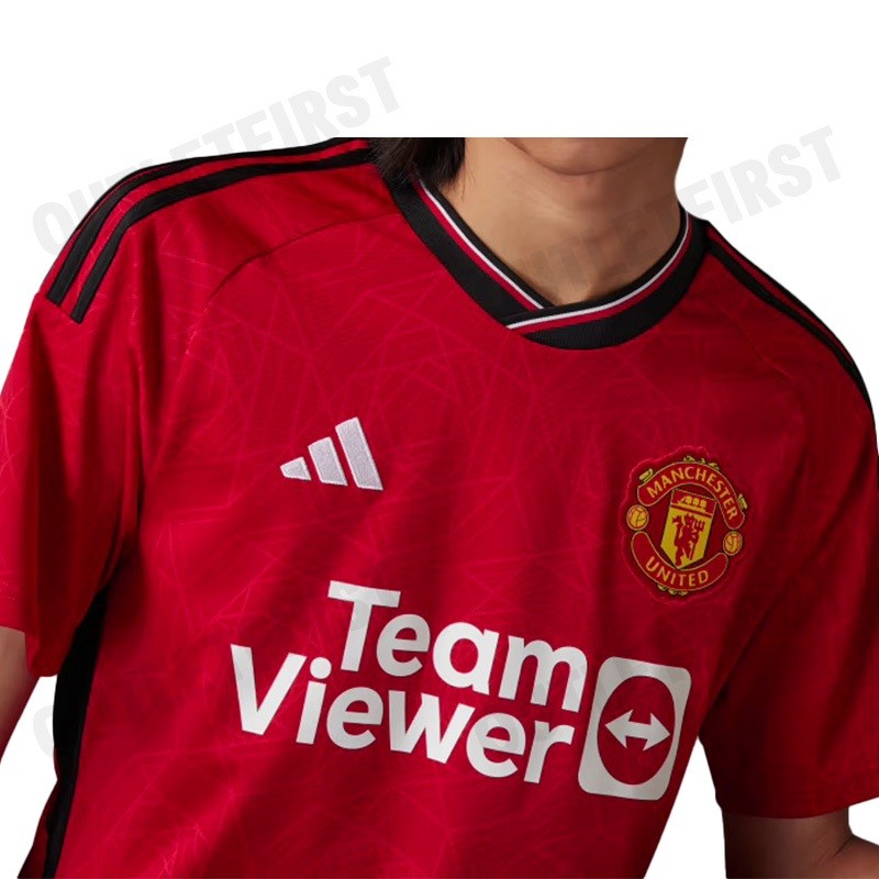 ADIDAS รุ่น MANCHESTER UNITED 23/24 HOME JERSEY CODE: IP1726 เสื้อยืดคอกลม เสื้อยืดคอกลมแขนสั้น เสื้อคอกลมผู้ชาย