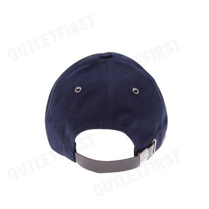 PAUL SMITH รุ่น LINEN BASEBALL CAP (NAVY) CODE: M1A-987DT-M01427 หมวกแก็ป หมวกแฟชั่น หมวกทรงเบสบอล