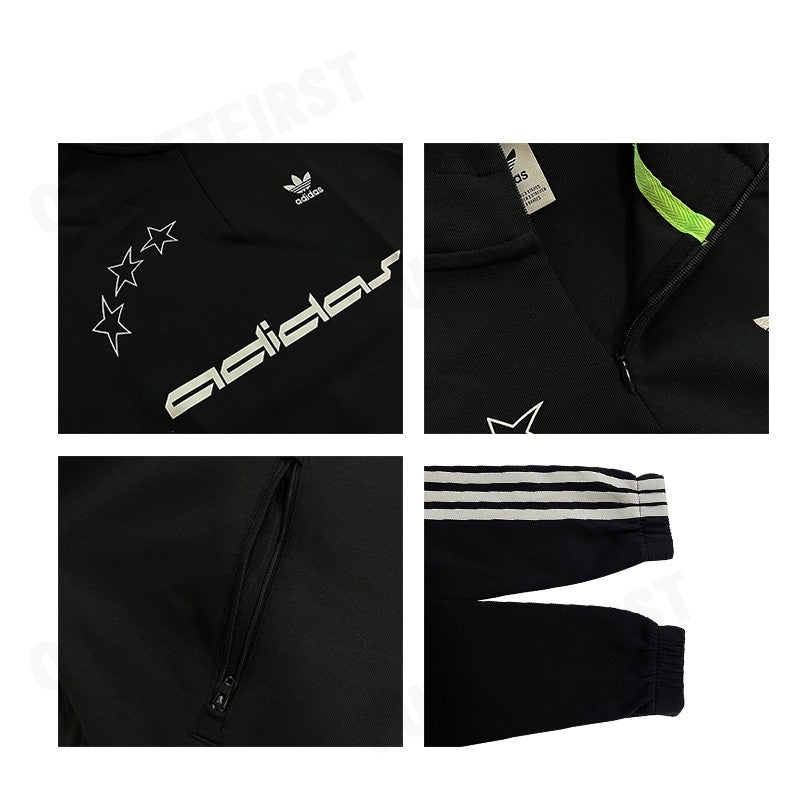ADIDAS รุ่น LOOSE CUTLINE HOODIE CODE: IT9677 เสื้อสเวตเตอร์แขนยาว เสื้อสเวตเตอร์มีฮู้ด เสื้อสเวตเตอร์ผู้หญิง