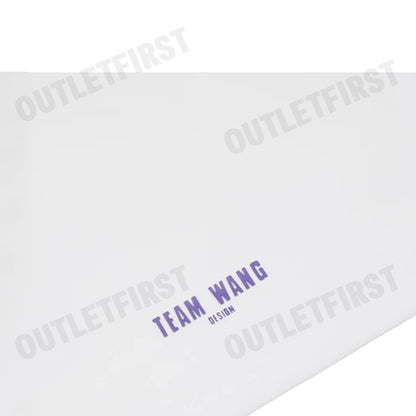 TEAM WANG รุ่น TWD X CHUNG ASIA BODYCON SHORT-SLEEVED T-SHIRT CODE: TW-SK24A002 WH เสื้อยืดคอกลม เสื้อครอป เสื้อยืด
