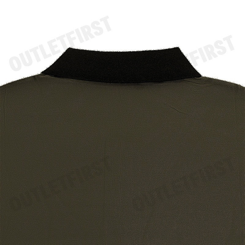 CK CALVIN KLEIN รุ่น COTTON STRETCH PIQUE SHORT SLEEVE POLO (MILITARY) CODE: 0578K M703TC เสื้อโปโล เสื้อโปโลผู้ชาย