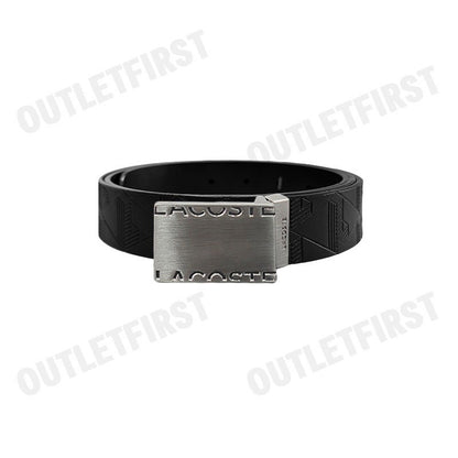 LACOSTE รุ่น SMOOTH LEATHER BELT AND 2 BUCKLE GIFT SET CODE: RC4081 000 เข็มขัด เซ็ทเข็มขัด เข็มขัดผู้ชาย