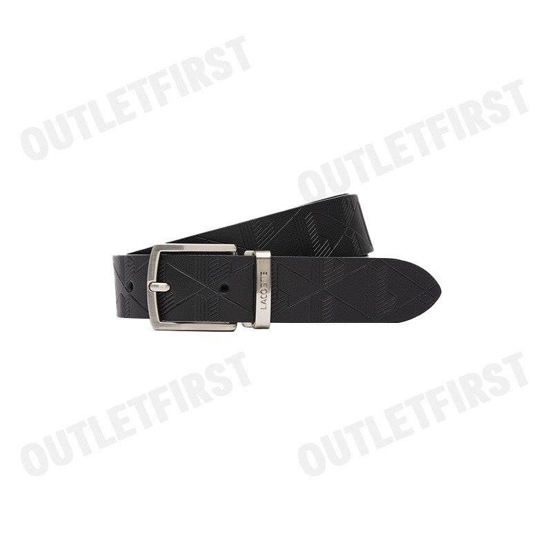 LACOSTE รุ่น SMOOTH LEATHER BELT AND 2 BUCKLE GIFT SET CODE: RC4081 000 เข็มขัด เซ็ทเข็มขัด เข็มขัดผู้ชาย