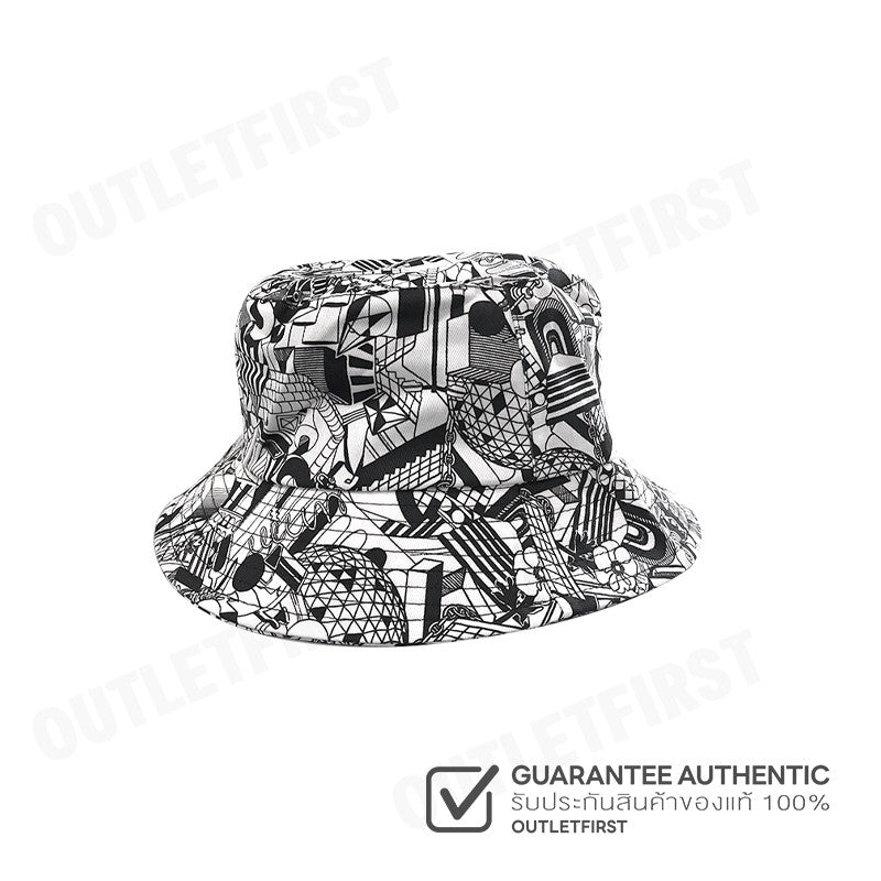 PAUL SMITH รุ่น MEN'S INDUSTRIAL BUCKET HAT CODE: M2A-921DT-M783 หมวกบัคเก็ต หมวกแฟชั่น หมวกลายกราฟิก