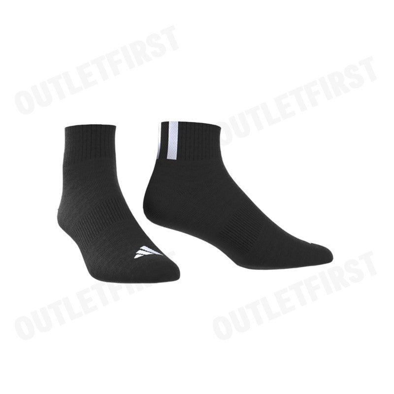 ADIDAS รุ่น 3-STRIPES ANKLE SOCKS CODE: IY7620 ถุงเท้า ถุงเท้าข้อสั้น ถุงเท้าสีดำ