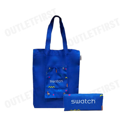 SWATCH รุ่น  SWATCH FOLDABLE TOTE BAG CODE: SWS5LT19TB กระเป๋าช้อปปิ้ง กระเป๋าสะพายข้าง กระเป๋าแฟชั่น