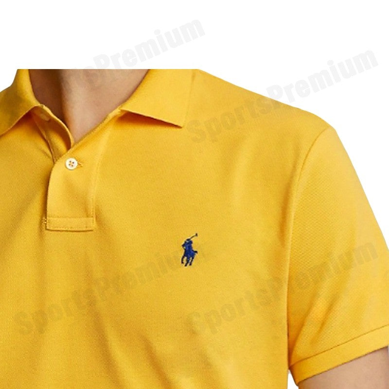 POLO RALPH LAUREN รุ่น  CUSTOM SLIM FIT POLO CODE: 710675974155 เสื้อโปโล เสื้อผู้ชาย เสื้อคอปก
