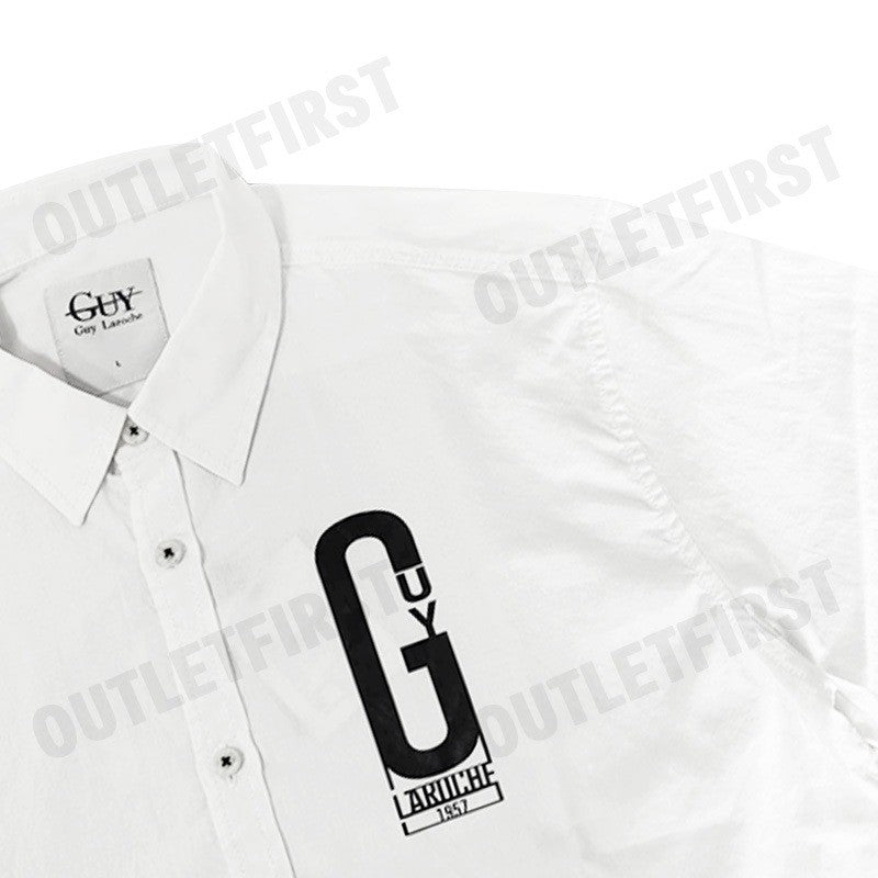 GUY LAROCHE รุ่น  MEN'S LONG SLEEVES WORK SHIRT CODE: DAC6200S4WH เสื้อเชิ้ตแขนยาวชาย เสื้อผู้ชาย เสื้อเชิ๊ต