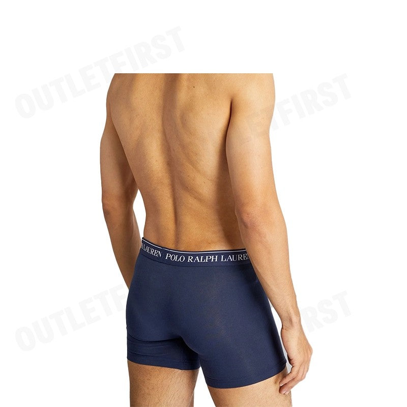 POLO RALPH LAUREN รุ่น  CLASSIC STRETCH-COTTON TRUNK 3-PACK CODE: 714859273001 กางเกงชั้นในผู้ชาย กางเกงบ๊อกเซอร์