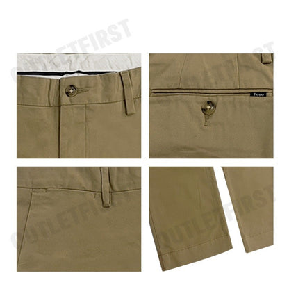 POLO RALPH LAUREN รุ่น  STRETCH SLIM FIT TWILL PANT CODE: 710791015001 กางเกงขายาว กางเกงผู้ชาย กางเกงขายาวผู้ชาย