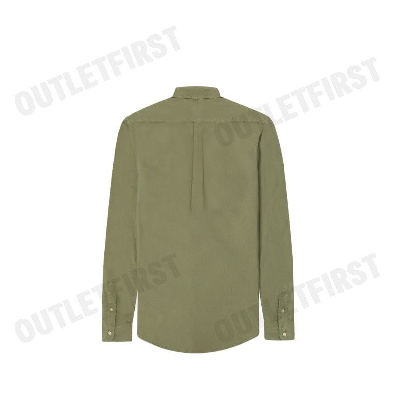 POLO RALPH LAUREN รุ่น  CLASSIC FIT GARMENT-DYED OXFORD SHIRT CODE: 710937403001 เสื้อเชิ้ตแขนยาว เสื้อผู้ชาย เสื้อเชิ๊ต
