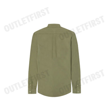 POLO RALPH LAUREN รุ่น  CLASSIC FIT GARMENT-DYED OXFORD SHIRT CODE: 710937403001 เสื้อเชิ้ตแขนยาว เสื้อผู้ชาย เสื้อเชิ๊ต
