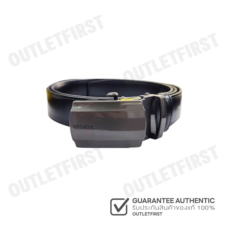 GUY LAROCHE รุ่น MEN'S GUY LAROCHE LEATHER BELT CODE: BB51035W3BL เข็มขัด เข็มขัดผู้ชาย เข็มขัดหนัง