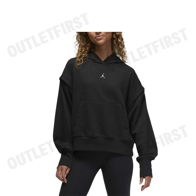 NIKE รุ่น JORDAN SPORT WOMEN'S FLEECE HOODIE CODE: FB4609 010 เสื้อสเวตเตอร์แขนยาว เสื้อฮู้ด เสื้อฮู้ดผู้หญิง