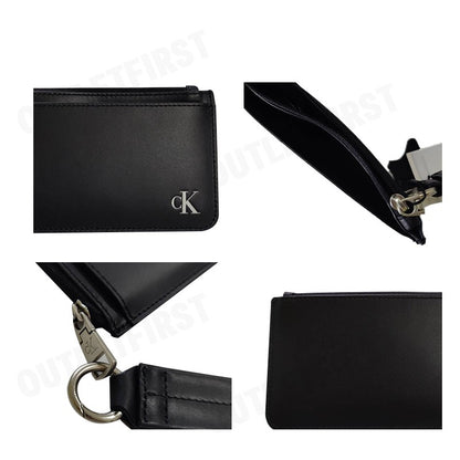 CALVIN KLEIN JEANS รุ่น CK TOP COIN PURSE CODE: DP1671 001กระเป๋าสตางค์ กระเป๋าสตางค์ใบสั้น กระเป๋า