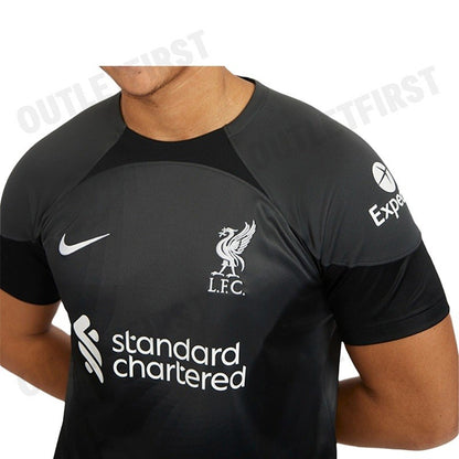NIKE รุ่น MENS AWAY GOALKEEPER STADIUM JERSEY 22/23 CODE: DJ7681 061 เสื้อยืดคอกลม เสื้อยืดผู้ชาย เสื้อกีฬา