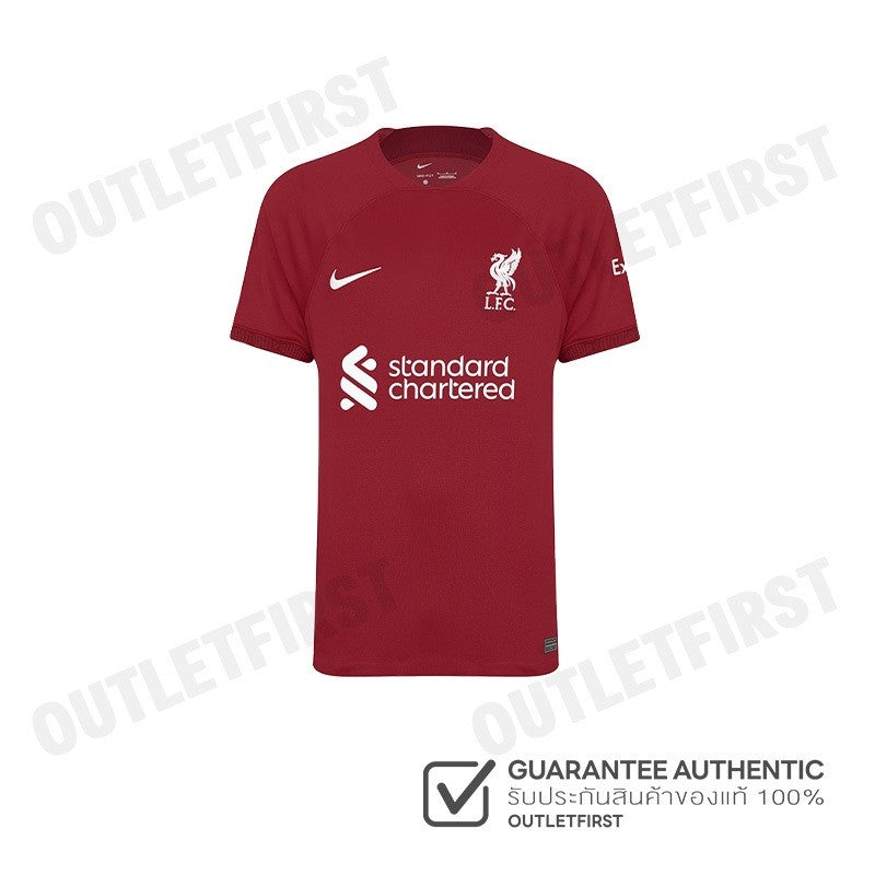 NIKE รุ่น LIVERPOOL FC 2022/23 STADIUM HOME CODE: DM1843 609 เสื้อยืดคอกลม เสื้อยืดผู้ชาย เสื้อกีฬา