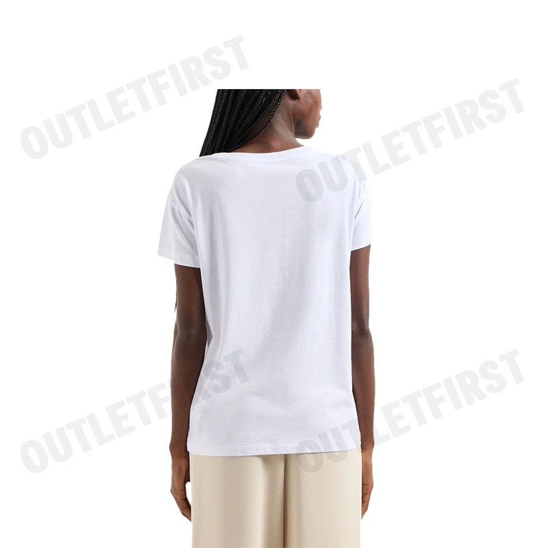 ARMANI EXCHANGE รุ่น WOMEN'S SHORT SLEEVE T-SHIRT CODE: 3DYT36 YJ3RZ 1000 เสื้อยืดคอกลม เสื้อยืดแขนสั้น เสื้อยืด