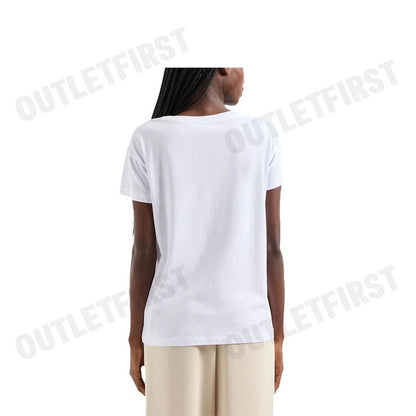 ARMANI EXCHANGE รุ่น WOMEN'S SHORT SLEEVE T-SHIRT CODE: 3DYT36 YJ3RZ 1000 เสื้อยืดคอกลม เสื้อยืดแขนสั้น เสื้อยืด