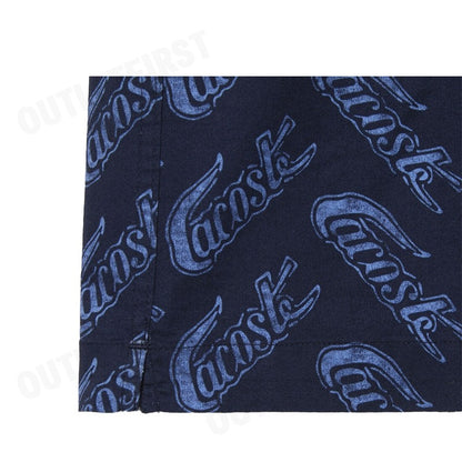 LACOSTE รุ่น MEN'S LACOSTE SHORT SLEEVE VINTAGE PRINT SHIRT CODE: CH5793 10 F65 เสื้อเชิ้ต เสื้อเชิ้ตผู้ชาย