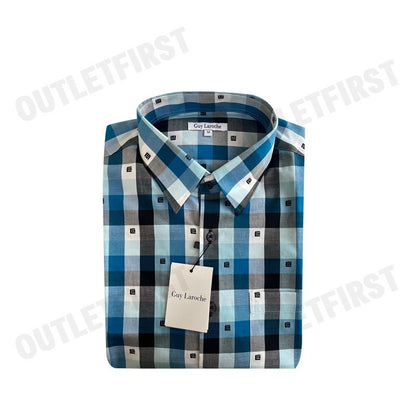 GUY LAROCHE รุ่น LOGO LONG SLEEVES SHIRT CODE: BAB1201S3BU เสื้อเชิ้ตแขนยาว เสื้อเชิ้ตผู้ชาย เสื้อเชิ้ต