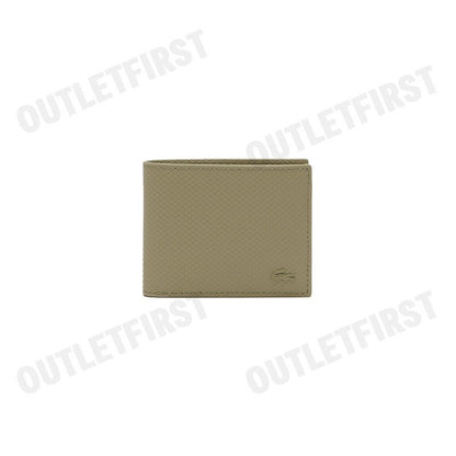 LACOSTE รุ่น MEN’S CHANTACO PIQUE LEATHER 3 CARD WALLET CODE: NH2824CE L32 กระเป๋าสตางค์ กระเป๋าสตางค์ใบสั้น กระเป๋า