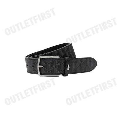 LACOSTE รุ่น MEN'S MONOGRAM BELT CODE: RC4073 H45 เข็มขัด เข็มขัดหนัง เข็มขัดผู้ชาย