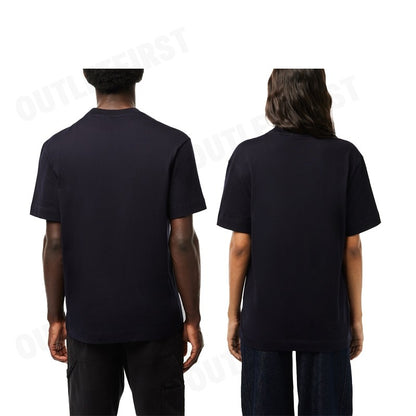 LACOSTE รุ่น COTTON CROCODILE PRINT T-SHIRT CODE: TH6388 10 HDE เสื้อยืดคอกลม เสื้อยืดแขนสั้น เสื้อยืด