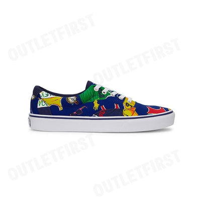POLO RALPH LAUREN รุ่น KEATON-PONY SNEAKER ON THE TACK CODE: 816913483001 รองเท้าผ้าใบ รองเท้า รองเท้าผ้าใบแฟชั่น