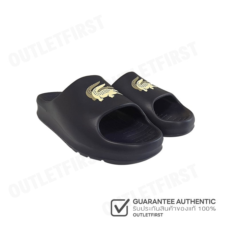LACOSTE รุ่น MEN'S SERVE SLIDE 2.0 SLIDES CODE: 745CMA0005J18 รองเท้าแตะ รองเท้าแตะผู้ชาย รองเท้าสลิปออน