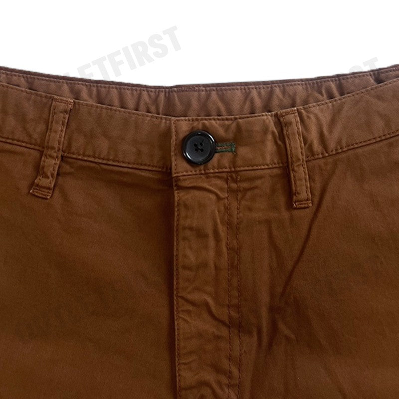 PAUL SMITH รุ่น MEN'S ZEBRA SHORT BROWN CODE: M2R-035R-M21553 66 กางเกงขาสั้น กางเกงขาสั้นผู้ชาย กางเกง